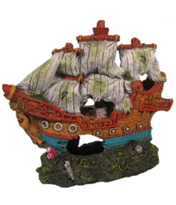 Orbit Aquariumdeko Seegelboot