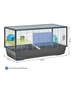 SAVIC Nagerheim Hamster Plaza, Ca. B100/H50/T50 Cm -Eleganter Garten 4144952 WE BG 001 SavicHamsterPlazaKd