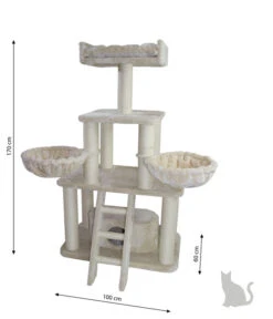 Dehner Lieblinge Kratzbaum Mila -Eleganter Garten 4161014 WE BG 001 DehnerMarkenqualitaetKatzenkratzbaumMila