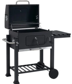 Tepro Click Holzkohle Grillwagen Toronto, Anthrazit -Eleganter Garten 4161691 WE FS 003 teproGrillwagenTorontoClick