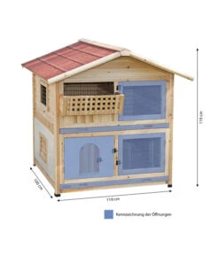 KERBL Kaninchenstall Tyrol Alpin, Ca. B119/H119/T100 Cm 16 KERBL Kaninchenstall Tyrol Alpin, Ca. B119/H119/T100 Cm -Eleganter Garten 4178117 WE BG 001 KleintierstallTyrolAlpinMG