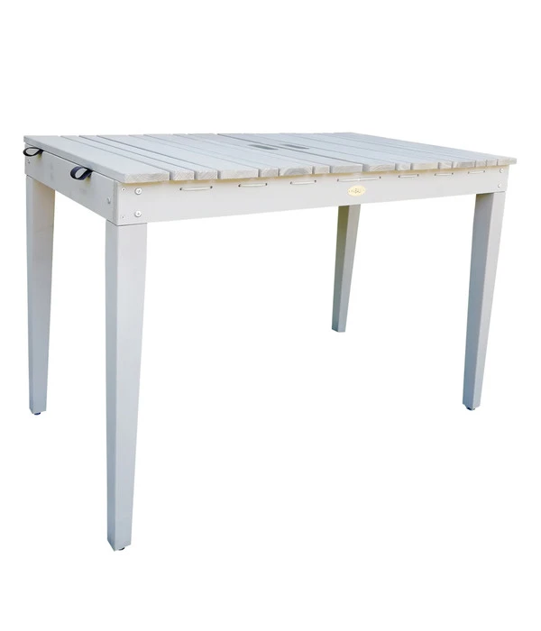 Habau Balkontisch Mit Wäscheleine, Ca. B106/H75/T60 Cm 4 Habau Balkontisch Mit Wäscheleine, Ca. B106/H75/T60 Cm – Bild 2