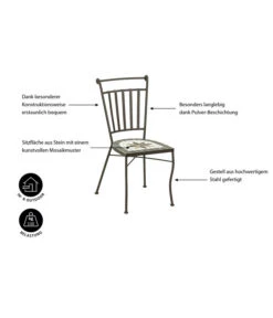 Dehner Mosaikstuhl Diana -Eleganter Garten 4209813 WE IG 001 StuhlDianaFINAL