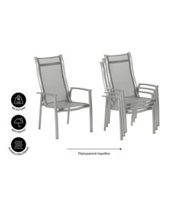 Dehner Stapelstuhl Hochlehner Chicago -Eleganter Garten 4210274 WE IG 001 STAPELSTUHLCHICAGO