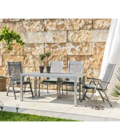 Dehner Ausziehtisch Chicago, Ca. B160-210/H74/T90 Cm -Eleganter Garten 4210381 4210316 4210274 WE MO 001 DehnerGruppeChicagoNEU