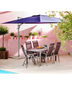 Dehner Ausziehtisch Chicago, Ca. B160-210/H74/T90 Cm -Eleganter Garten 4210381 6703060 WE MO 004 TischChicagoSchirmZypernNEU