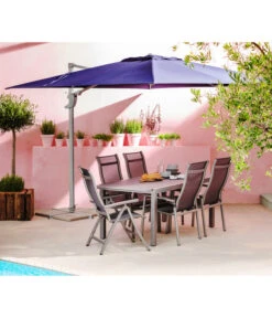 Dehner Stapelstuhl Hochlehner Chicago -Eleganter Garten 4210381 6703060 WE MO 004 TischChicagoSchirmZypernNeu 1