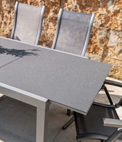 Dehner Ausziehtisch Chicago, Ca. B160-210/H74/T90 Cm -Eleganter Garten 4210381 WE DE 001 DehnertischChicagoNEU