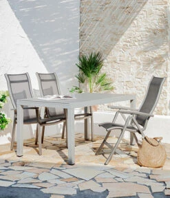 Dehner Ausziehtisch Chicago, Ca. B160-210/H74/T90 Cm -Eleganter Garten 4210381 WE MO 002 GruppeChicagoNEU