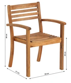 Dehner Stapelstuhl Macao -Eleganter Garten 4216834 WE BG 001 DehnerStapelstuhlMacao