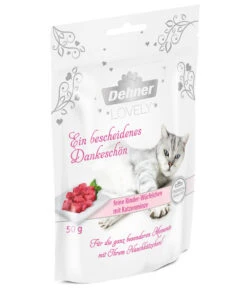 Dehner Premium Lovely Katzensnack Ein Bescheidenes Dankeschön, 12 X 50 G -Eleganter Garten 4221875 WE FS 001 DehnerLovelyEinbescheidenesDankeschoen