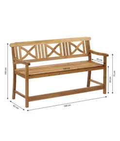 Dehner Gartenbank Malmoe -Eleganter Garten 4223186 WE BG 001 DehnerParkbankMalmoe