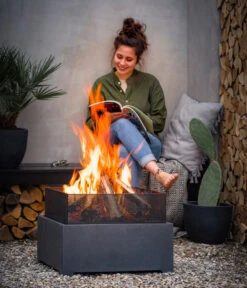 Feuerschale Lanzarote, Ca. B55/H40,5/T55 Cm 9 Feuerschale Lanzarote, Ca. B55/H40,5/T55 Cm -Eleganter Garten 4258455 WE MO 002 FeuerschaleLanzarote