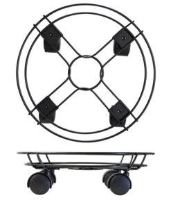 Wagner Pflanzenroller Draht, Ø 30 Cm, Schwarz -Eleganter Garten 4272662 WE DE 005 MULTIROLLERDRAHT