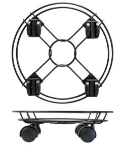 Wagner Pflanzenroller Draht, Ø 30 Cm, Schwarz -Eleganter Garten 4272662 WE DE 006 MULTIROLLERDRAHT