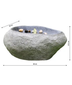 Dehner Polyresin-Gartenbrunnen Rock, Ca. B60/H27,5/T40 Cm -Eleganter Garten 4280863 WE DE 001 DehnerPolyresinGartenbrunnenRockOutdoorbrunnenWasserspiel
