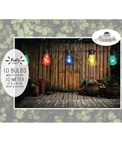 LED-Lichterkette Retro, 10 LEDs, Bunt -Eleganter Garten 4287355 WE DE 003 LEDLichterketteRetro