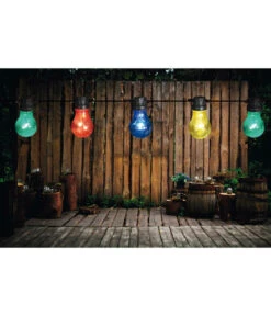 LED-Lichterkette Retro, 10 LEDs, Bunt -Eleganter Garten 4287355 WE MO 002 LEDLichterketteRetro