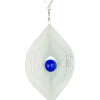 NATURE'S MELODY Windspiel Cosmo Katzenauge, 16,5 X 4,5 X 33 Cm, Silber/blau