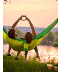 La Siesta Doppel-Reisehängematte Colibri 3.0, 350 X 190 Cm -Eleganter Garten 4314670 WE MO 002 LaSiestaEinzelhaengemattePalm