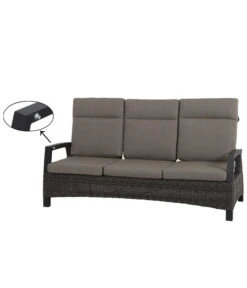 Siena Garden Bank Corido, 103 X 206 X 87 Cm -Eleganter Garten 4330429 WE DE 017 Sofacorido3ercharcoal
