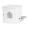 UPP Haustierschrank Mit Futterstation -Eleganter Garten 4332052 WE FS 001 UppKatzenschrankMitFutterstationWeiss