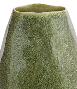 Dehner Keramik-Vase Linn, Bauchig, Dunkelgrün -Eleganter Garten 4342374 PR DE 001 VaseLinnGruenDehnerExpressHerzig 4082392