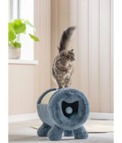 Dehner Premium Lovely Kratzhöhle Kratzen & Kuscheln, Ca. Ø30/B40 Cm -Eleganter Garten 4361952 WE MO 004 LovKuschelhoehleKratzen