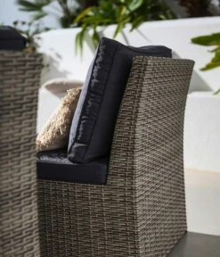 Dehner Geflecht-Lounge Rom, 4-teilig -Eleganter Garten 4407334 WE DE 002 DehnerGeflechtLoungeRomNEU