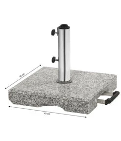 Dehner Granit-Schirmständer 7 Dehner Granit-Schirmständer -Eleganter Garten 4409991 WE BG 001 SchirmstaenderEckig