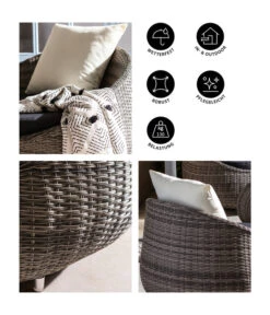 Dehner Geflechtsessel Avani -Eleganter Garten 4418786 WE IG 001 SesselAvaniEinzeln