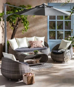 Dehner Geflechtsessel Avani -Eleganter Garten 4418786 WE MO 003 LoungesesselAvaniNeu