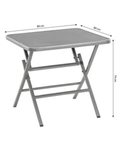 Dehner Klapptisch Chicago, Eckig -Eleganter Garten 4422382 WE BG 001 DehnerKlapptischChicagoeckig80x80cmNEU
