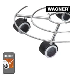 Wagner Pflanzroller, Verchromt -Eleganter Garten 4426193 WE DE 002 PflRollerMultiDraht