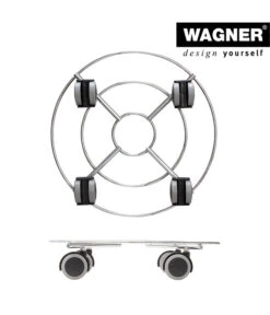 Wagner Pflanzroller, Verchromt -Eleganter Garten 4426193 WE FS 003 PflRollerMultiDraht