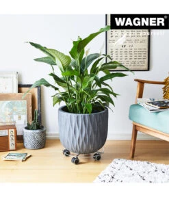 Wagner Pflanzroller, Verchromt -Eleganter Garten 4426193 WE MO 001 PflRollerMultiDraht