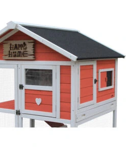 Dehner Nagerheim Happy Home Castel, Apricot, Ca. B106/H108/T103 Cm -Eleganter Garten 4427738 WE DE 001 DehnerMarkenqualitaetNagerheimHappyHomeCastle