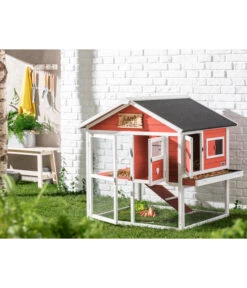 Dehner Nagerheim Happy Home Castel, Apricot, Ca. B106/H108/T103 Cm -Eleganter Garten 4427738 WE M 001 DehnerMarkenqualitaetNagerheimHappyHomeCastle