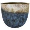 Dehner Keramik-Topf Mystras, Rund, Blau-braun 1 Dehner Keramik-Topf Mystras, Rund, Blau-braun -Eleganter Garten 4441317 4441341 4441408 WE FS 001 DehnerKeramikTopf