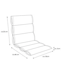 KETTtex Niederlehnerpolster Kiruna, Ca. B103/H3/T50 Cm 9 KETTtex Niederlehnerpolster Kiruna, Ca. B103/H3/T50 Cm -Eleganter Garten 4448999 WE FS 004 Kiruna