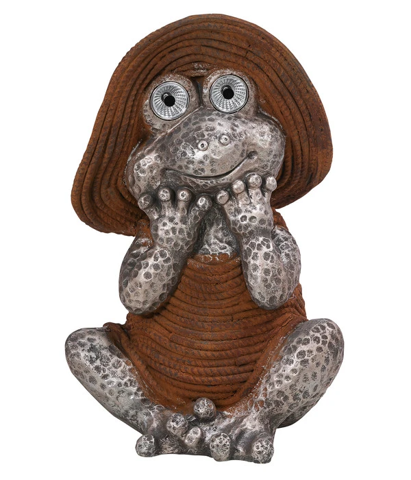 Dehner Solar-Frosch Leonas, Ca. B25/H38/T23 Cm 3 Dehner Solar-Frosch Leonas, Ca. B25/H38/T23 Cm