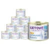 KATTOVIT Feline Diet Nassfutter Für Katzen Aufbaukur -Eleganter Garten 4494753 WE FS 001 KattovitKNDAufbaukurHuhn12x185g