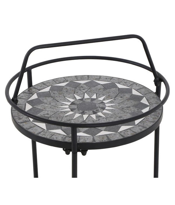 Siena Garden Mosaikbeistelltisch Como, Ca. Ø41/H74 Cm 6 Siena Garden Mosaikbeistelltisch Como, Ca. Ø41/H74 Cm – Bild 4