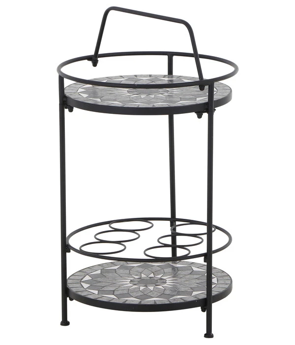 Siena Garden Mosaikbeistelltisch Como, Ca. Ø41/H74 Cm 4 Siena Garden Mosaikbeistelltisch Como, Ca. Ø41/H74 Cm – Bild 2