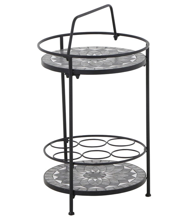 Siena Garden Mosaikbeistelltisch Como, Ca. Ø41/H74 Cm 5 Siena Garden Mosaikbeistelltisch Como, Ca. Ø41/H74 Cm – Bild 3