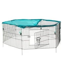 Trixie Jungtiergehege Mit Netz, Ca. B116/H58/T38 Cm -Eleganter Garten 5096185 BildD 001 TrixieJungtiergehegeMitNetzFreilaufNetz6Elemente