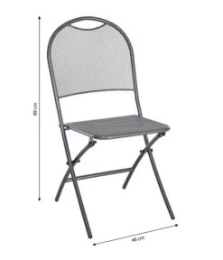 MWH Klappstuhl Cafe Latte -Eleganter Garten 5312111 WE BG 001 MwhKlappstuhlCafeLateKlappstuhlCafeLateEGrau