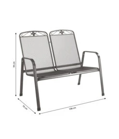 MWH Metall-Bank Savoy, 2-Sitzer 11 MWH Metall-Bank Savoy, 2-Sitzer -Eleganter Garten 5312871 WE BG 001 MwhMetallBankSavoy2SitzerMetallBankSavoy2Sitzer2