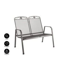 MWH Metall-Bank Savoy, 2-Sitzer 10 MWH Metall-Bank Savoy, 2-Sitzer -Eleganter Garten 5312871 WE IG 001 MetallBankSavoy2Sitzer