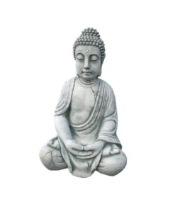 Denscho Stein-Buddha, 33 X 26 X 50 Cm
